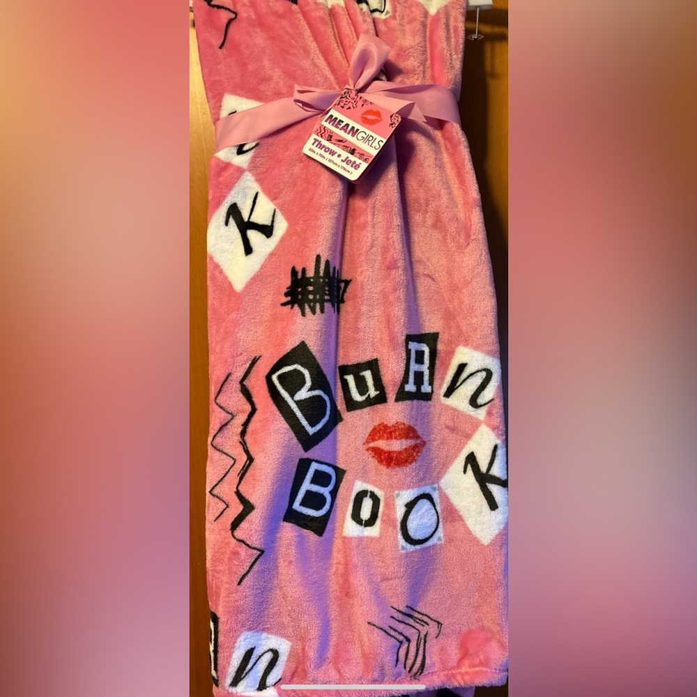 Mean Girls Burn Book Blanket